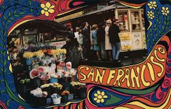 Unique Flower Stand Postcard