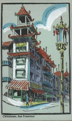 Chinatown, San Francisco Postcard