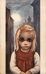 "Rejected" oil painting by Walter Keane Postcard
