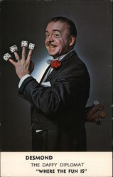 Desmond the Daffy Diplomat "Where the fun is" Postcard