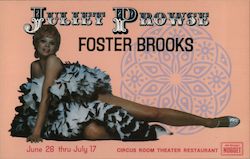 Juliet Prouse Foster Brooks June 26 thru July 17 Reno, NV Postcard Postcard Postcard