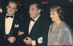 Cyd Charisse and Husband, Tony Martin Arrive at the Glamorous Hollywood Premiere Actresses Postcard Postcard Postcard
