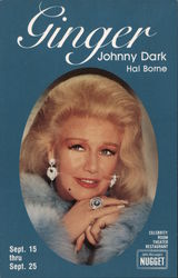 Ginger, Johnny Dark, Hal Borne at the Golden Nugget Restaurant Postcard