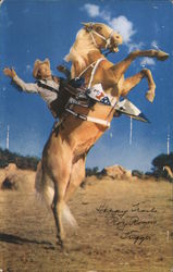 Azi Roy Rogers and Trigger are one of the most successful entertainment teams in the world Postcard