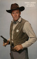 Henry Fonda Starring in The Deputy Postcard