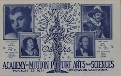 23rd Annual Academy Awards for 1950 Postcard