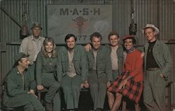MASH 4077 cast postcard Postcard