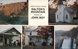 Walton's Mountain, Home of John Boy Postcard