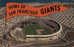 Home of San Francisco Giants Postcard