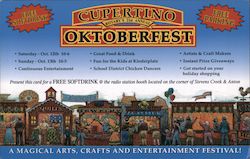 Cupertino Oktoberfest - Rotary's 21st Annual California Postcard Postcard Postcard