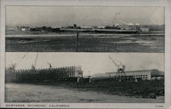 Shipyards, Richmond, California Postcard Postcard Postcard
