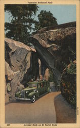 Yosemite National Park - Arched Rock on El Portal Road Postcard