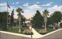The Plaza, Watsonville, California Postcard