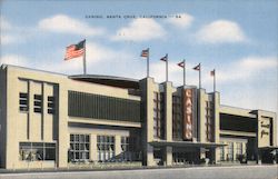 View of Casino Santa Cruz, CA Postcard Postcard Postcard