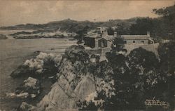 A Carmel Highlands Residence California Postcard Postcard Postcard