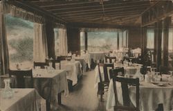 Dining Hall, Carmel Highlands Inn Postcard