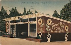 Forest Hill Court Pacific Grove, CA Postcard Postcard Postcard