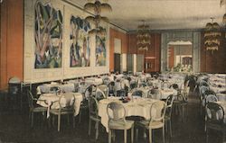 Main Dining Room, Del Monte Lodge Postcard