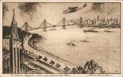 1939 Golden Gate International Exposition on Treasure Island in San Francisco Bay Postcard