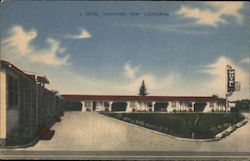 L Motel Postcard