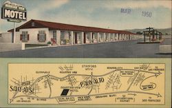 Mountain View Motel Postcard