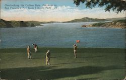 Overlooking the Golden Gate Entrance to San Francisco Bay From Lincoln Park California Postcard Postcard Postcard