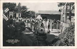 Miniature train Fleishhacker Playfield San Francisco Postcard