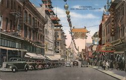 Chinatown, San Franscisco, Calif. --30 Postcard