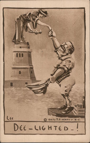 Dee-Lighted!  Teddy Roosevelt, Statue of Liberty New York City