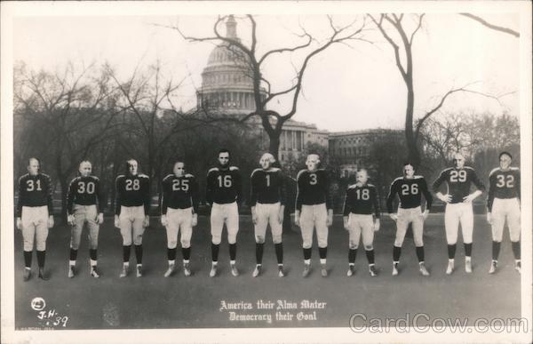 Presidents in Football Uniforms: America their Alma Mater, Democracy their goal