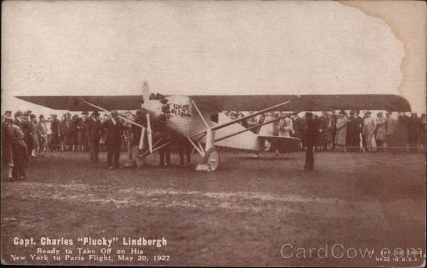 Capt. Charles Plucky Lindbergh Aviators