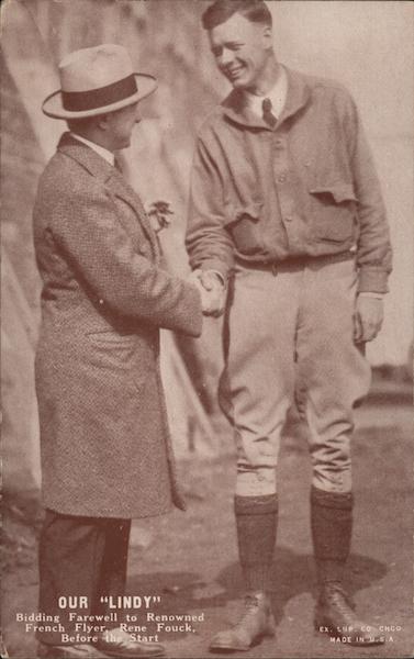 1926 Charles Lindbergh, Rene Fouck Aviators