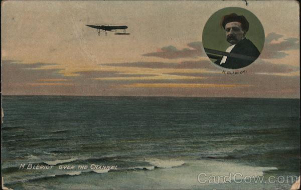 M. Bleriot over the Channel Aviators