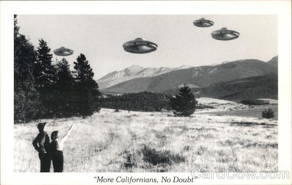 More Californians, No Doubt UFOs Comic, Funny