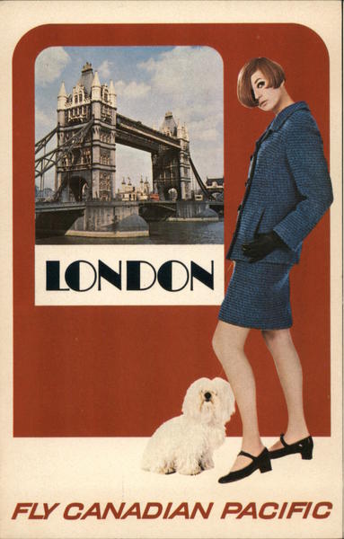 London Fly Canadian Pacific Airline Advertising