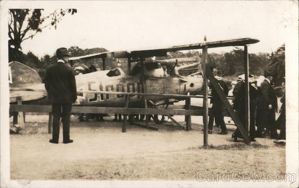 Captured German Plane WWI Aircraft