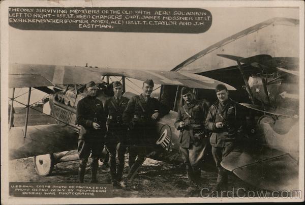 WWI The Only Surviving Members of the Old 94th Aero Squadron