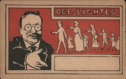 Dee-Lighted Theodore Roosevelt Postcard Postcard Postcard