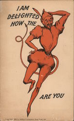 I am d-e-l-i-g-h-t-e-d Postcard
