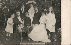 President Roosevelt and Family/ Family portrait of Roosevelt and his wife and children Postcard