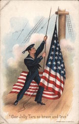 "Our Jolly Tars so Brave and True" Postcard