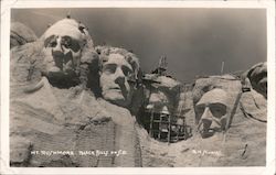 Mt. Rushmore, Black Hills of S.D. Postcard