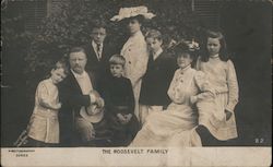 The Roosevelt Family Postcard