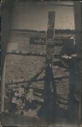 Cross with 1st LIEUT Quentin Roosevelt Postcard