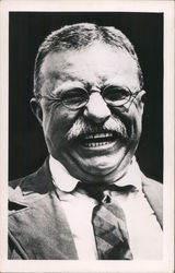 Photo of Teddy Roosevelt Laughing Postcard