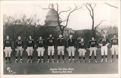 Presidents in Football Uniforms: America their Alma Mater, Democracy their goal J.H. Postcard Postcard Postcard