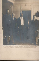 Working for peace - President Roosevelt and envoys of Mikado and Czar on the Mayflower Theodore Roosevelt Postcard Postcard Postcard