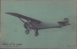 The "Spirit of St. Louis" puts out to Sea Aircraft Postcard Postcard Postcard