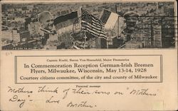 1!st International Souvenir Air Mail Post Card Postcard