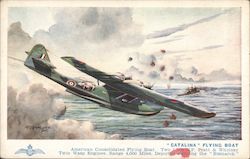 "Catalina" Flying Boat Air Force Postcard Postcard Postcard